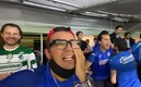 El Capi se grabó justo en el momento del silbatazo final. Foto: Captura de Pantalla.