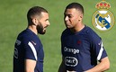Benzema y  Mbappé jugarán juntos por primera vez en la Selección de Francia. FOTO: AFP.
