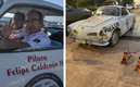 El antes y después tras el choque.