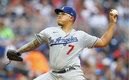Urías contó con el respaldo de la ofensiva de los Dodgers (AFP)