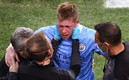 De Bruyne tuvo un choque en la final de la Champions League. (FOTO: AFP)