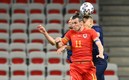 El galés durante el amistoso ante Francia en el que cayeron 3-0. Foto: AFP