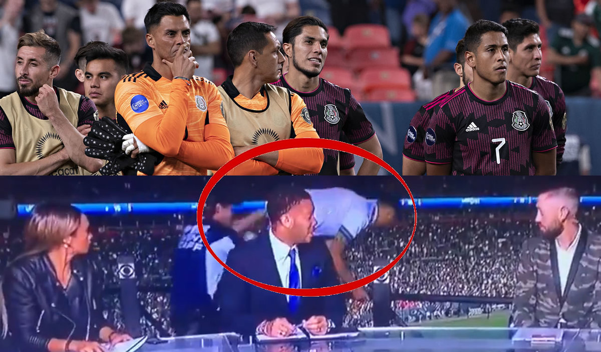El aficionado se lanzó mientras estaban al aire en la señal de TV en EE.UU. (Imago7 | CBS Sports)
