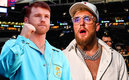 Jake Paul arremetió contra Canelo Álvarez. (Fotos: AFP y Mexsport)