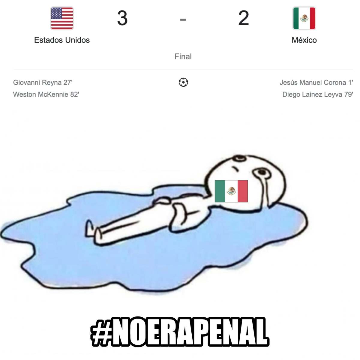 ¡México perdió hasta en redes sociales!