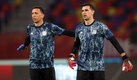 Marchesín y Emiliano Martínez, porteros de Argentina. (Reuters)