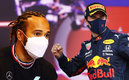 Lewis Hamilton reconoció la peligrosidad de Checo Pérez. (Foto: AFP)