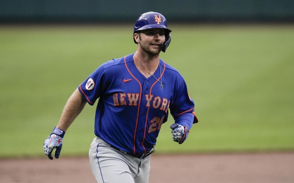 Pete Alonso criticó especialmente a la gerencia de la liga por afectar a los jugadores. (AP)