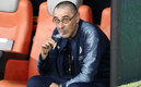 Sarri y la peculiar forma de presentarlo con el Lazio.