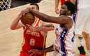 Embiid hizo lo necesario para guiar a su equipo a la victoria (AFP)