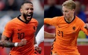 Frenkie De Jong trató de convencer a Memphis Depay de fichar con el Barcelona. (Twitter @Memphis / @DeJongFrenkie21)