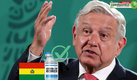 López Obrador y el gobierno de México enviaron las dosis contra COVID a Bolivia. (Reuters)
