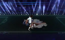 Las animaciones del Diego aparecieron en la cancha (Captura)