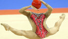 Linoy Ashram es la gimnasta viral en redes por su foto "decapitada". (Reuters)