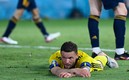 Marcus Berg falló una increíble solo, dentro del área y con la portería abierta. Foto: AFP