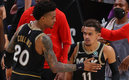 Trae Young mostró su mejor versión (AFP)