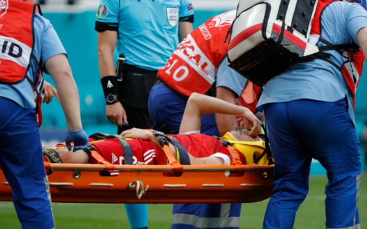 La impactante caída de jugador ruso, ¡otra vez ante Finlandia!| Mediotiempo