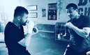 Stallone y Canelo Álvarez en un entrenamiento. (Foto: Instagram officialslystallone)