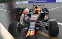 Verstappen sufrió la ponchadura de una llanta. (Foto: AFP)