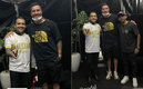 Nodal posó para la foto con los jugadores de Tigres (Captura)
