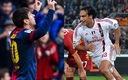 Alessandro Nesta, quien se retiró en 2014, sufrió cada que tenía que marcar a Messi. (Twitter @FCBarcelona / AFP)