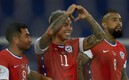 Edu Vargas le hizo gol a Argentina en Copa América
