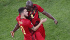 Romelu Lukaku y Eden Hazard, dos de las estrellas de Bélgica. (AFP)