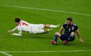 El conjunto de los tres leones tuvo un tropiezo con Escocia en Wembley. Foto: Reuters