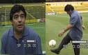 Maradona volvió a pisar el Estadio Azteca 13 años después de su histórico gol a los ingleses