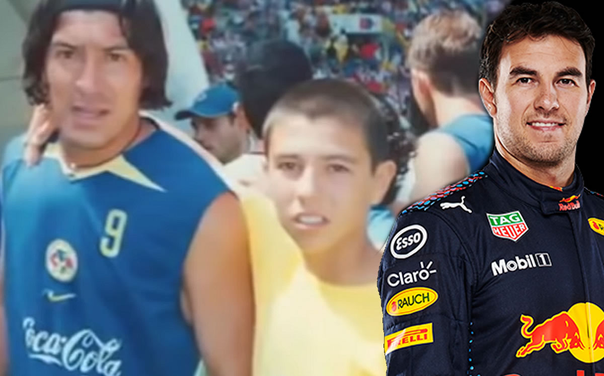 Checo en su visita al Jalisco previo al Clásico Nacional. (Sergio Pérez)
