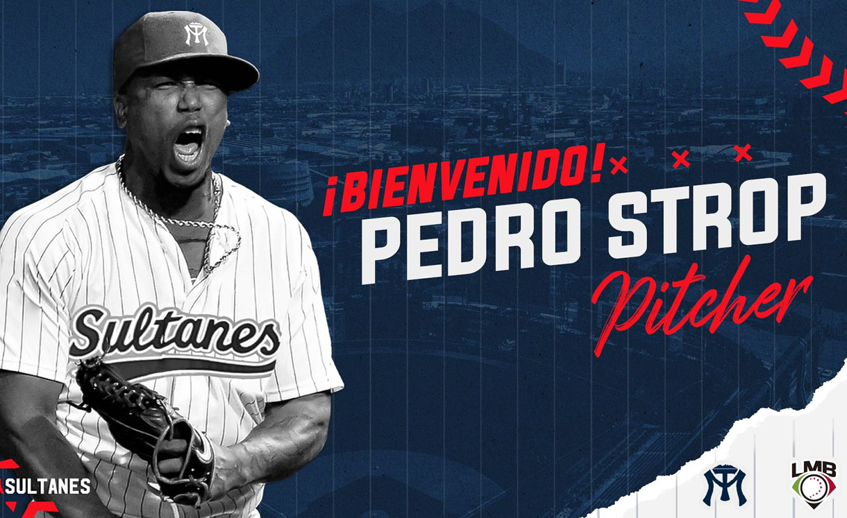 Pedro Strop llega a los Sultanes de Monterrey