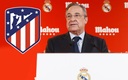 Florentino Pérez hablando ante los medios de comunicación. (Twitter @realmadrid)