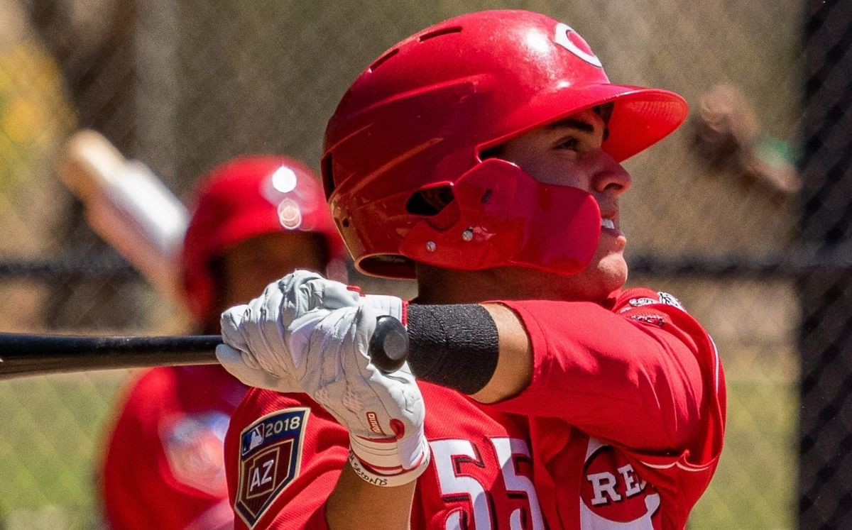 Alejo López fue seleccionado por los Reds en el Draft de 2015. (@Reds)