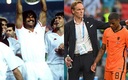 Ruud Gullit criticó el desempeño de Wijnaldum, De Jong y Depay. (Twitter @GullitR / AFP)