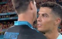 Se captó la imagen donde se dan un abrazo. (Foto: captura de pantalla @EURO2020)
