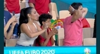 Edu Aguirre también acompañó a la familia de Cristiano durante el partido