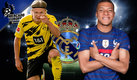 Erling Haaland y Kylian Mbappé podrían ser los refuerzos soñados del Madrid. (Footy Renders)