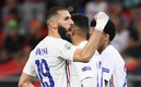 Karim Benzema volvió a celebrar un gol con Francia. FOTO: Reuters.