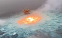 El siniestro fue captado desde el aire (Captura)