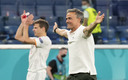 Luis Enrique celebrando el triunfo de España. (FOTO: Reuters)