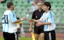 La deuda con Messi data de junio del 2004. (Twitter @Argentina)