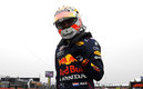 Verstappen celebrando la pole francesa. (Reuters)