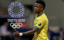 Vinicius Jr. jugando con la Selección mayor de Brasil. (Instagram @vinijr)