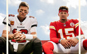 Brady y Mahomes en la portada de Madden 22  FOTO: EA Sports