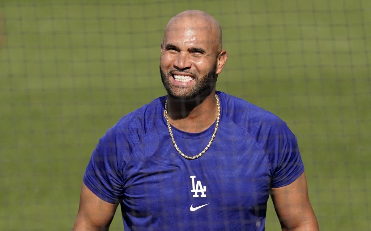 Albert Pujols llegó a la marca en su temporada número 21 en MLB. (AP)