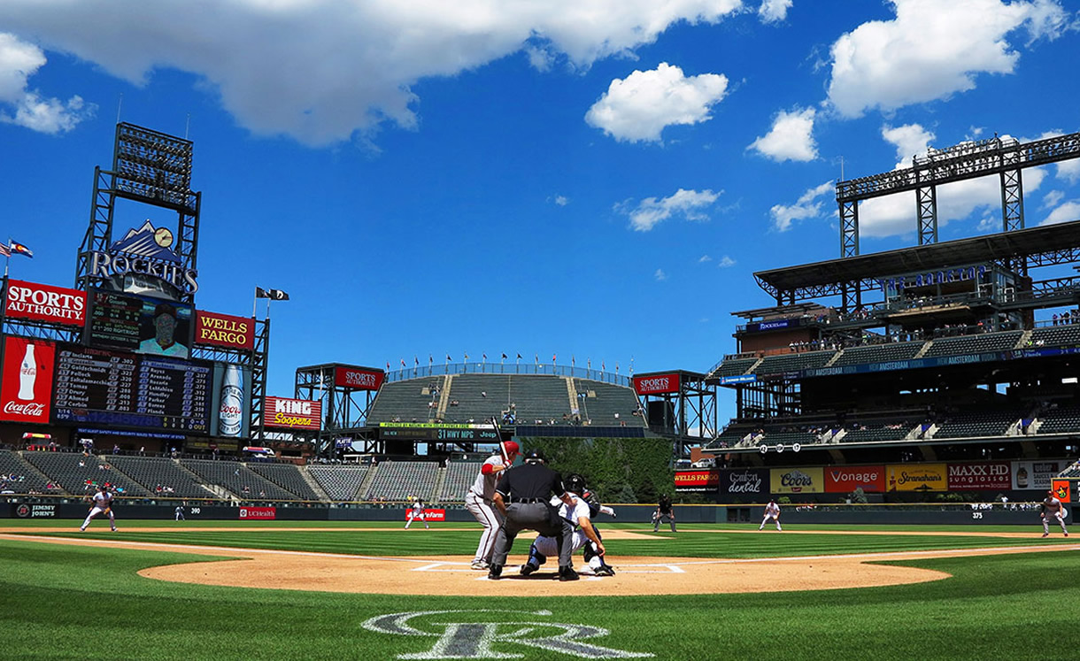 El Coors Field, casa de los Colorado Rockies y del All Star Game