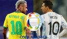 Neymar y Messi se enfrentarán por el título de la Copa América. (Reuters)