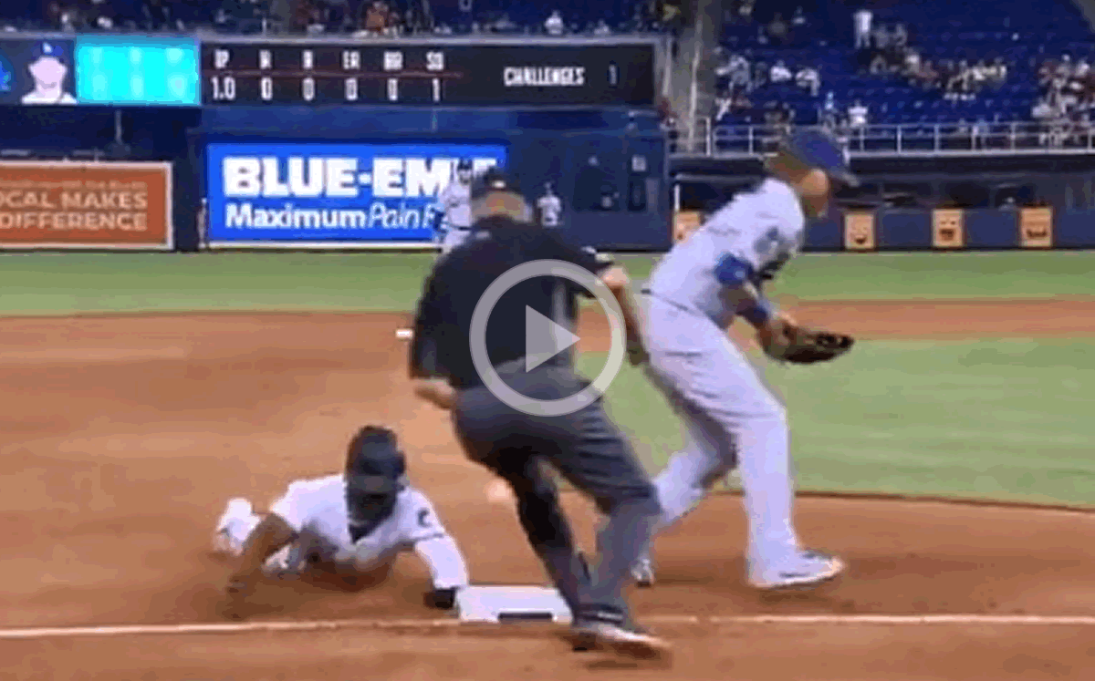 ¿QUÉ FUE ESO? Con un error Marlins le gana a Dodgers [VIDEO]