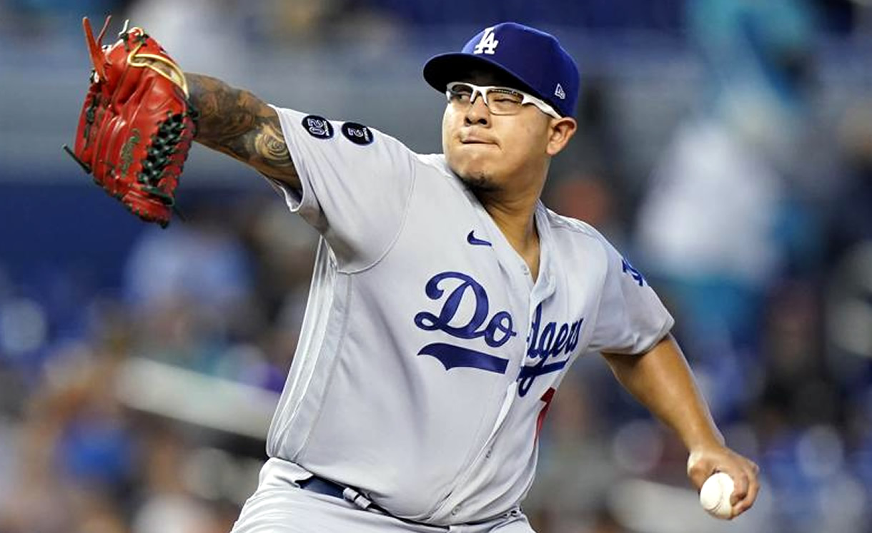 ¡EL LÍDER DE MLB! Julio Urías llegó a 11 victorias