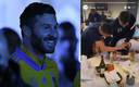 Gignac le enseñó a los franceses el canto de "mordida" para el pastel de cumpleaños. (Imago7 | IG @10apg)
